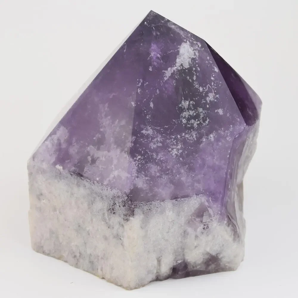 Amethyst Crystal Top Polished Point, Large, Enormous Size, Purple Color Stone